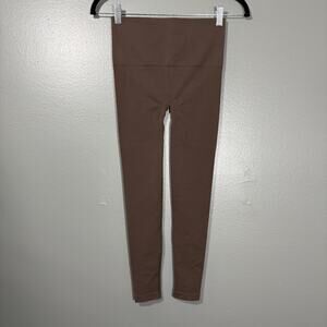 Spanx Brown Women's Look At Me Now Cropped Leggings - Size Small - Seamless